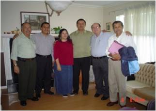 Revs. Félix Gaxiola, Raúl Murillo, Mauro Ruvalcaba y David Cuevas en visita al campo misionero en Canada.jpg