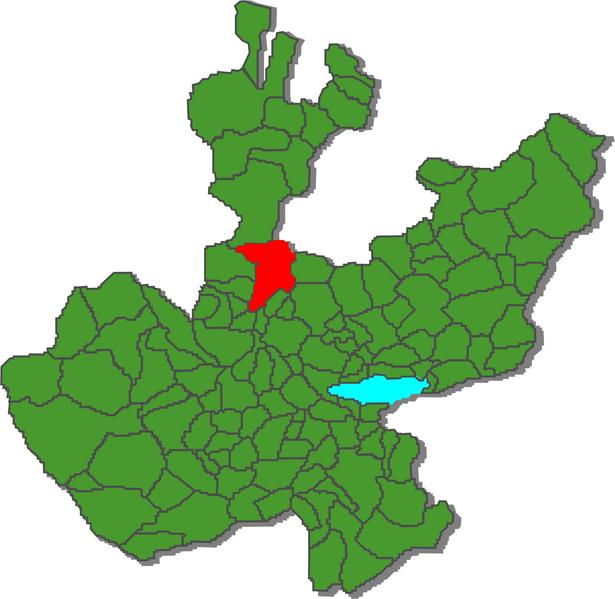 Archivo:Ubicación geográfica del municipio de Tequila en el Mapa de Jalisco.jpg