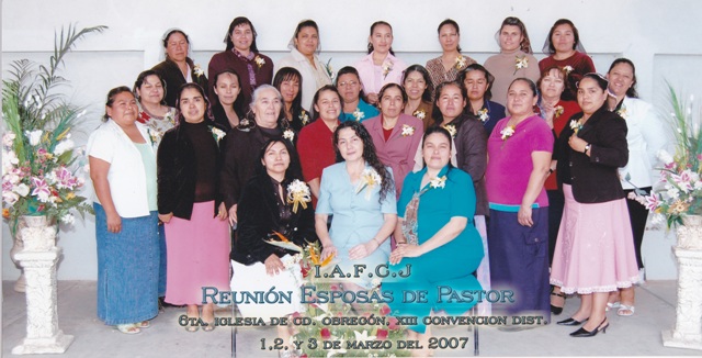 Esposas de Pastor en el 2007
