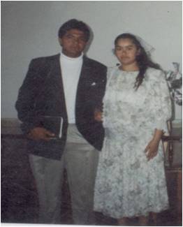 Rev. Jesús Norberto Martínez y su esposa Saríta Peña, recien llegados de Tijuana B.C..jpg