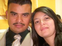 Hno. José Luis Jiménez Lamas y su esposa Reyna Fernanda Mercado Ortega en la Cena de matrimonios