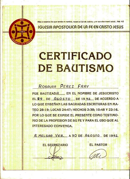 Archivo:Certificado de bautismo rosaura.jpg