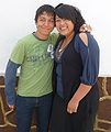 Hna. Damaris Flores con su primo Obed Flores.jpg