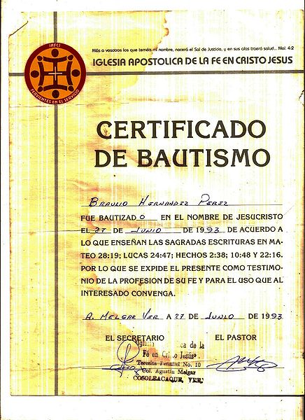 Archivo:Certificado de bautismo braulio.jpg