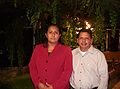 Hna. Claudia y J. Jesús Murillo en cena de matrimonios.jpg